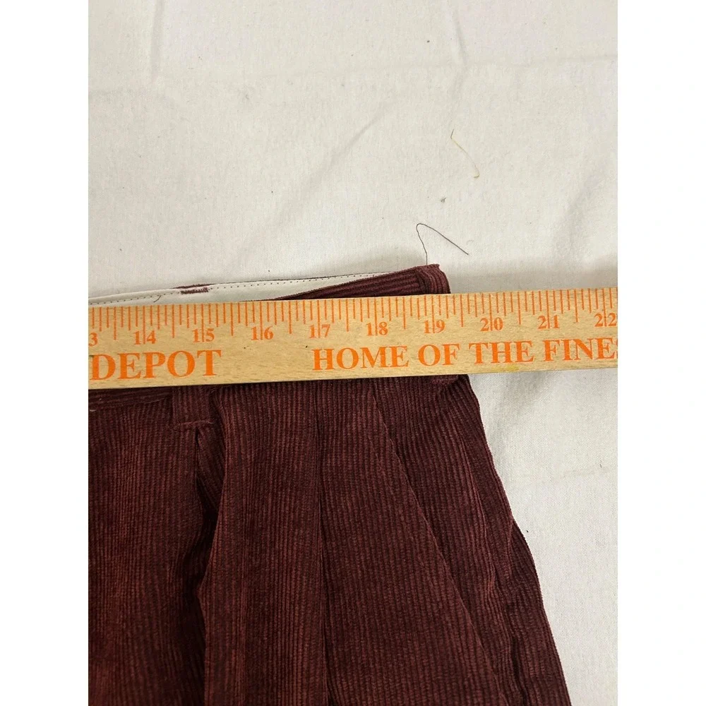 Trust Burgundy Double Pocket Top/Pants Suit‎ SIZE: XL Pants 36/30 Cord Polyester